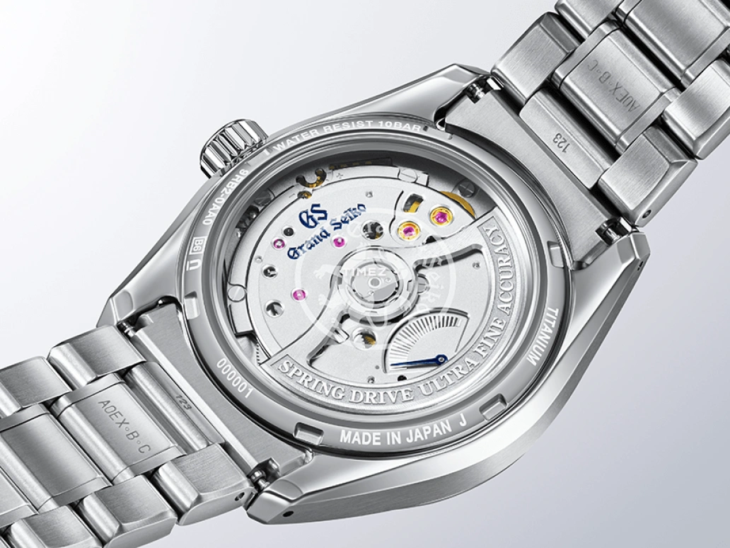 Grand Seiko,Evolution 9 37mm,37mm,Titanium,Blue,Spring Drive,Day,Power Reserve Indicator,Anti-magnetic,SLGB003G