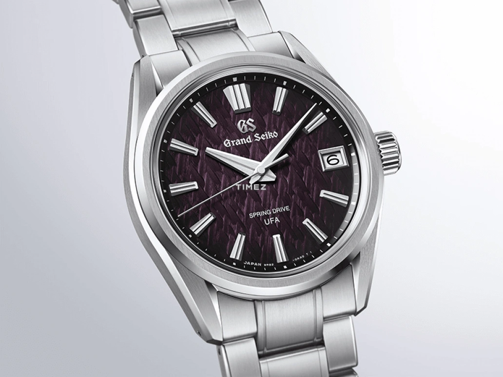Grand Seiko,Evolution 9 37mm,37mm,Stainless Steel,Purple,Spring Drive,Day,Power Reserve Indicator,Anti-magnetic,SLGB005G