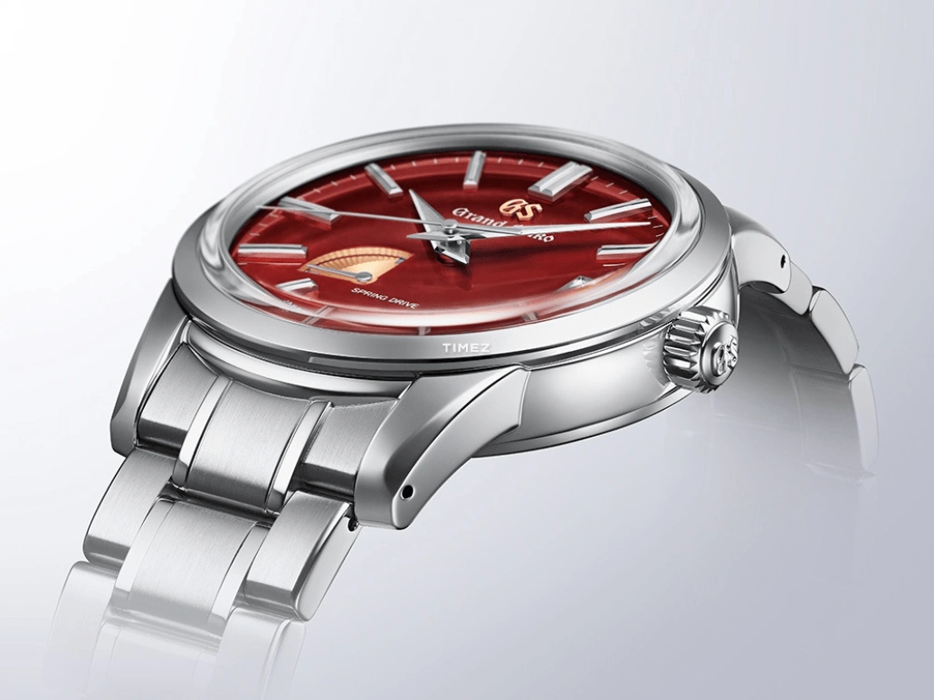 Grand Seiko,Elegance 40.20mm,40.20mm,Stainless Steel,Red,Spring Drive,Day,Power Reserve Indicator,SBGA499G