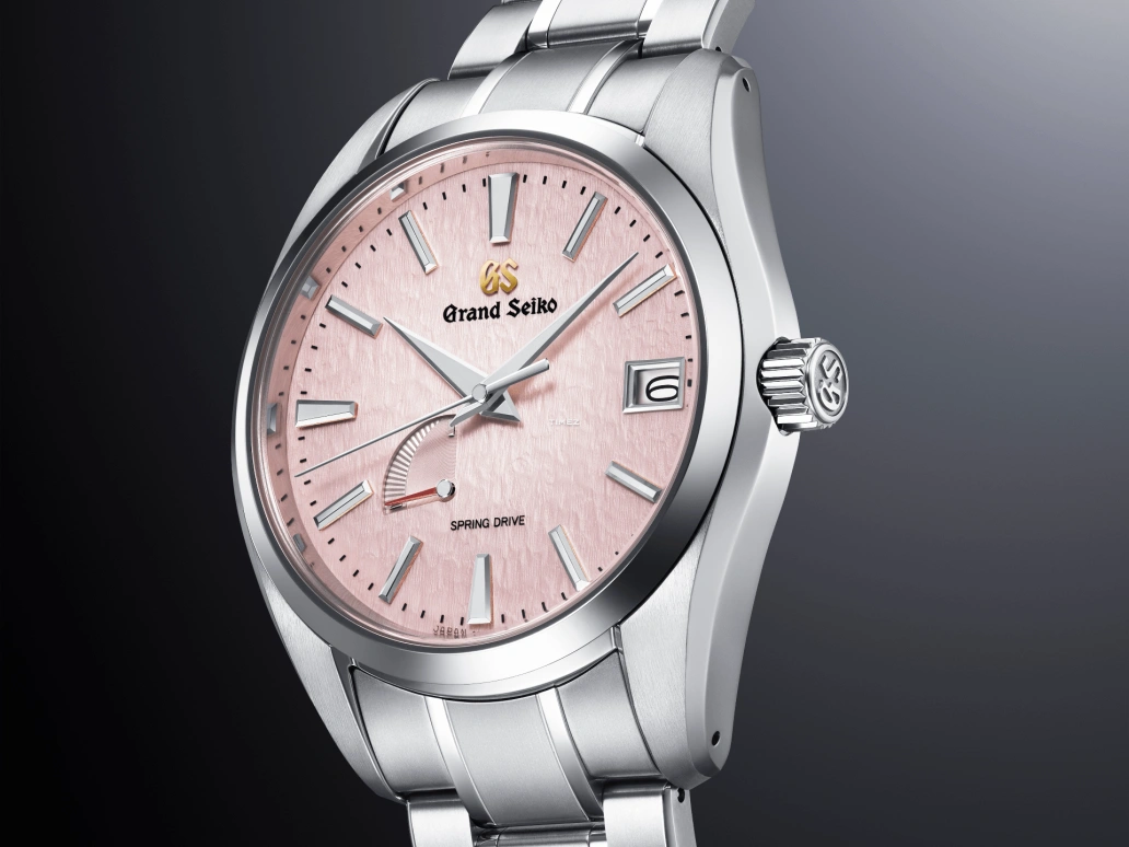 Grand Seiko,Heritage 41x49mm,41x49mm,Titanium,Pink,Spring Drive,Day,Power Reserve Indicator,SBGA497G