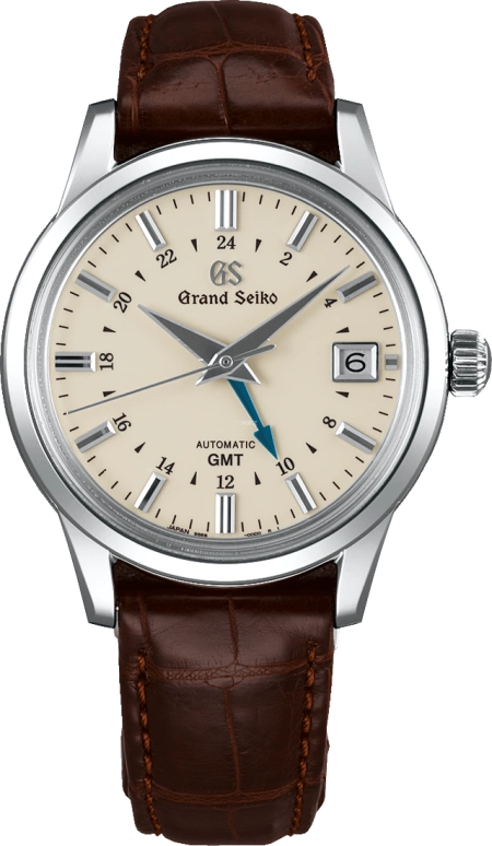 Grand Seiko,Elegance 39.50mm,39.50mm,Stainless Steel,Beige,Automatic,Day,Dule Time,Anti-magnetic,SBGM221G