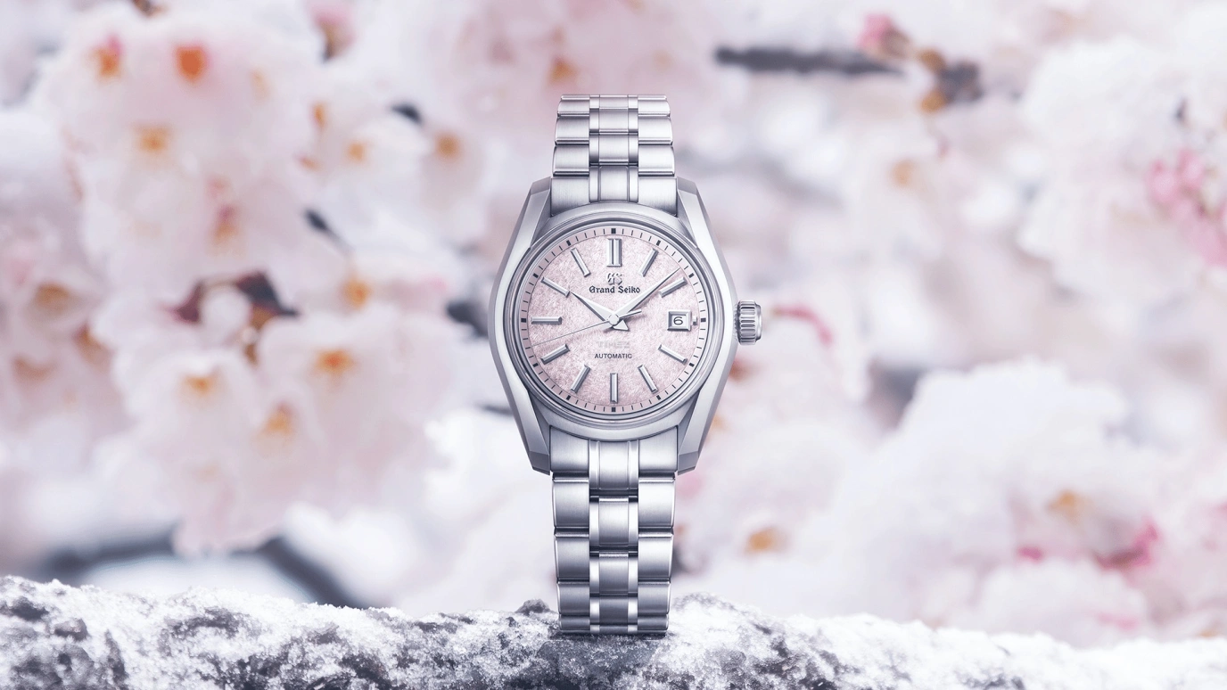 Grand Seiko,Heritage 30mm,30mm,Stainless Steel,Pink,Automatic,Day,Anti-magnetic,STGK031G