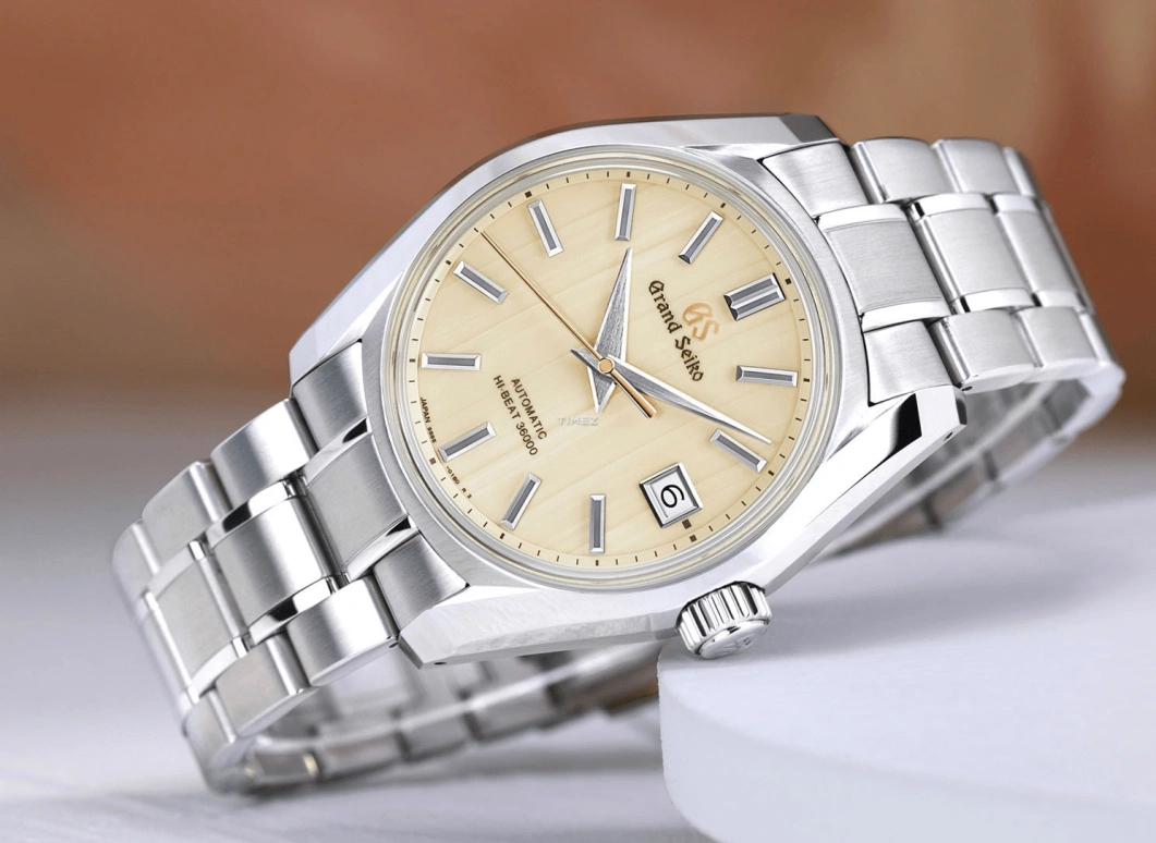 Grand Seiko,Heritage 40mm,40mm,Stainless Steel,Champagne,Automatic,Day,55hours,SBGH309G