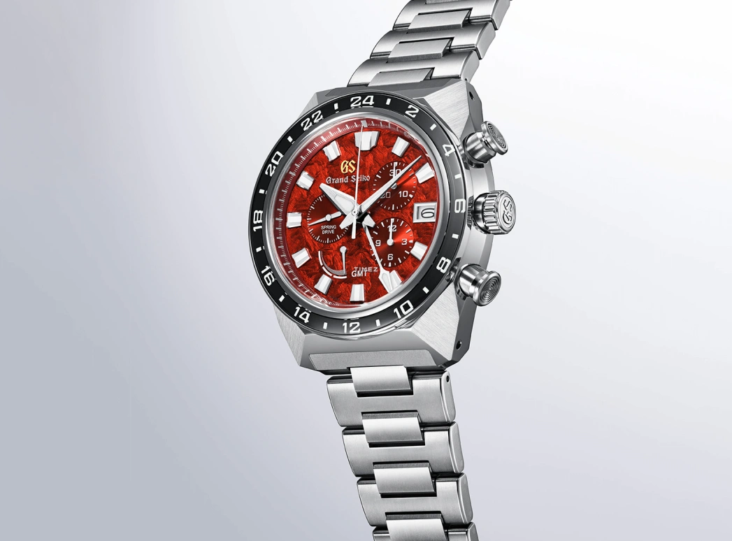 Grand Seiko,Sport 44.50mm,44.50mm,Titanium,Red,Spring Drive,Chronograph,Day,Power Reserve Indicator,Dule Time,72hours,In-house Caliber,SBGC275G