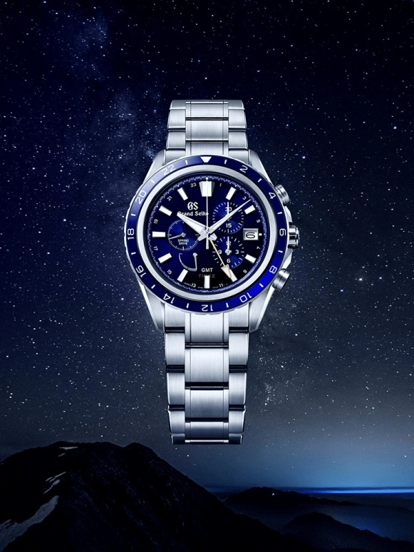 Grand Seiko,Evolution 9 45.34mm,45.34mm,Titanium,Blue,Spring Drive,72hours,In-house Caliber,SBGC249