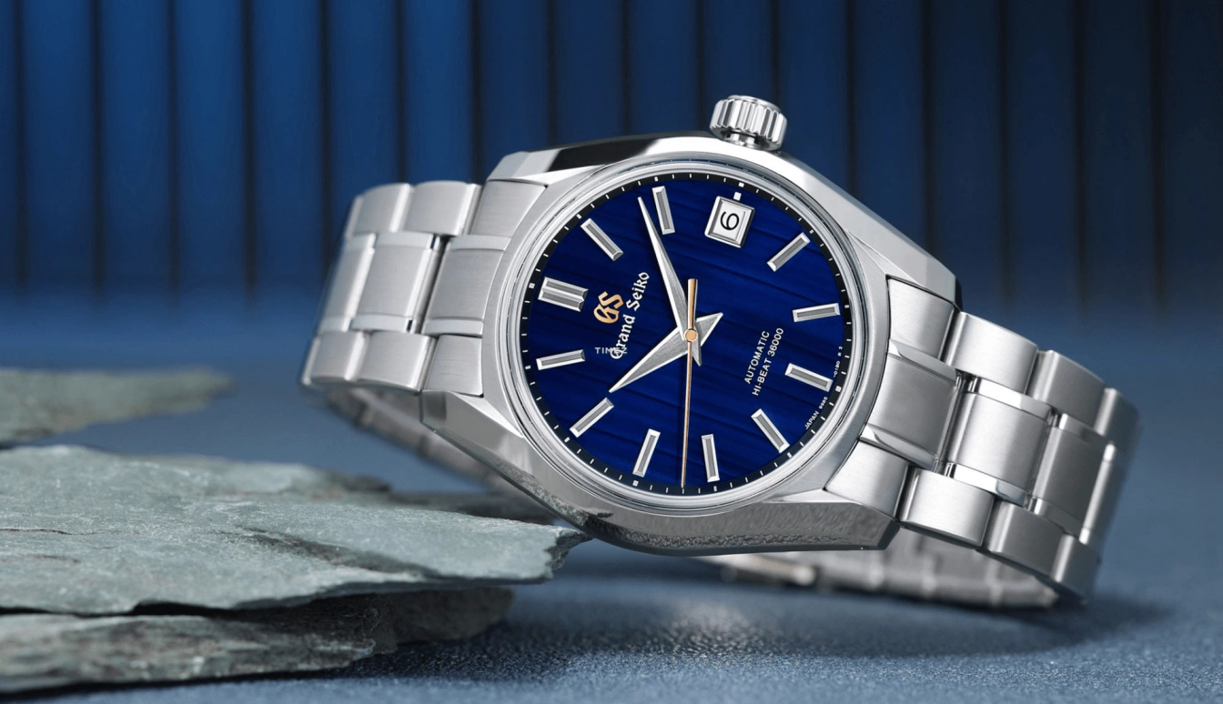 Grand Seiko,Heritage 40mm,40mm,Stainless Steel,Blue,Automatic,Day,55hours,SBGH307G