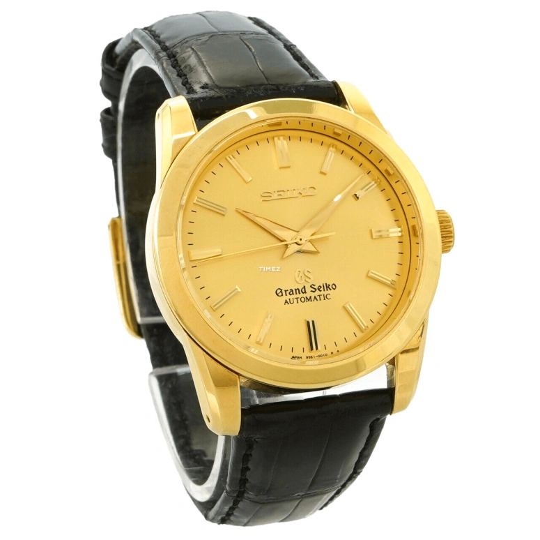 Grand Seiko,Other 35mm,35mm,Stainless Steel,Gold,Automatic,Anti-magnetic,In-house Caliber,SBGR002J