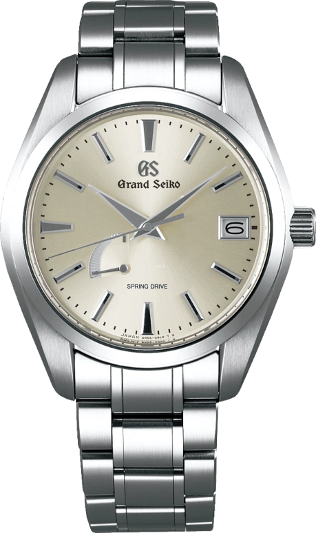 Grand Seiko,Spring Drive 41mm,41mm,Stainless Steel,Beige,Spring Drive,Day,Power Reserve Indicator,Anti-magnetic,SBGA201G