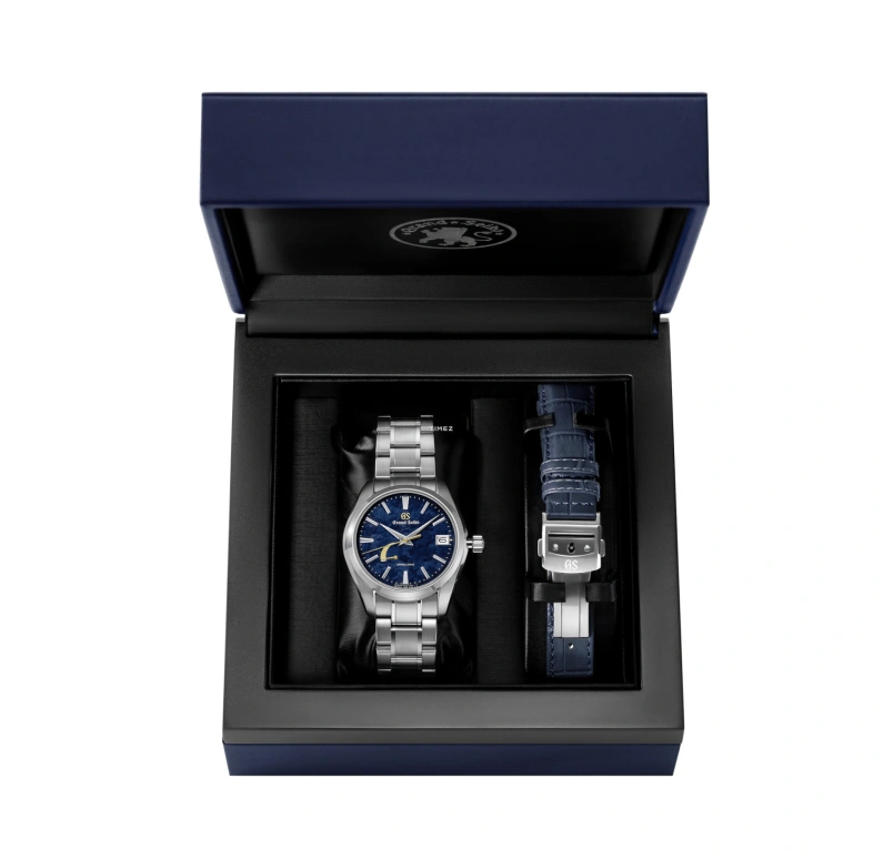 Grand Seiko,Spring Drive 41mm,41mm,Stainless Steel,Blue,Spring Drive,Automatic,Day,Power Reserve Indicator,Anti-magnetic,SBGA433G