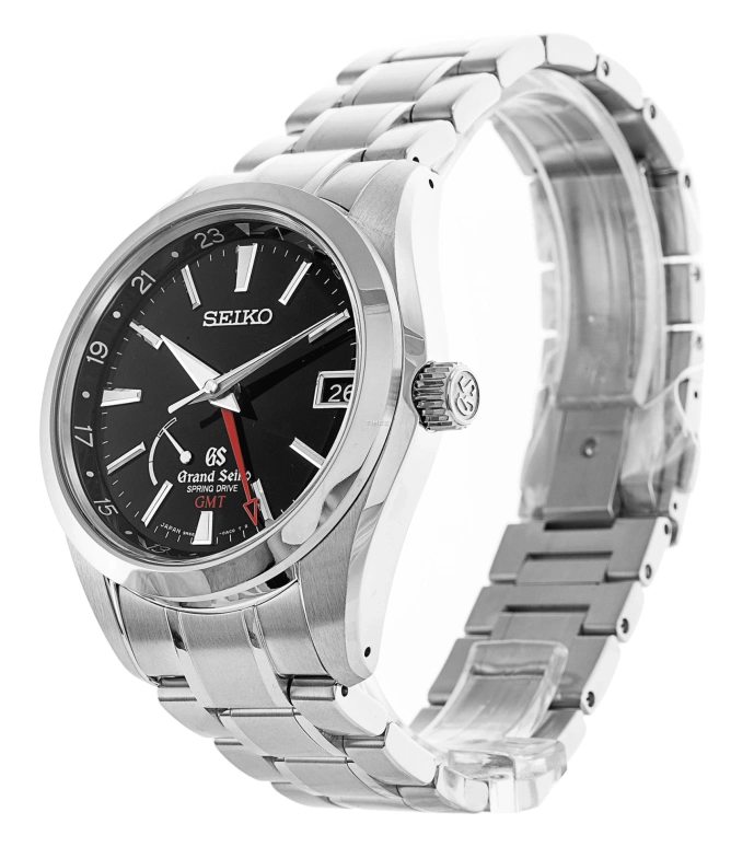 Grand Seiko,Grand Seiko 41mm,41mm,Stainless Steel,Black,Spring Drive,Day,Power Reserve Indicator,Dule Time,Anti-magnetic,72hours,In-house Caliber,SBGE011G