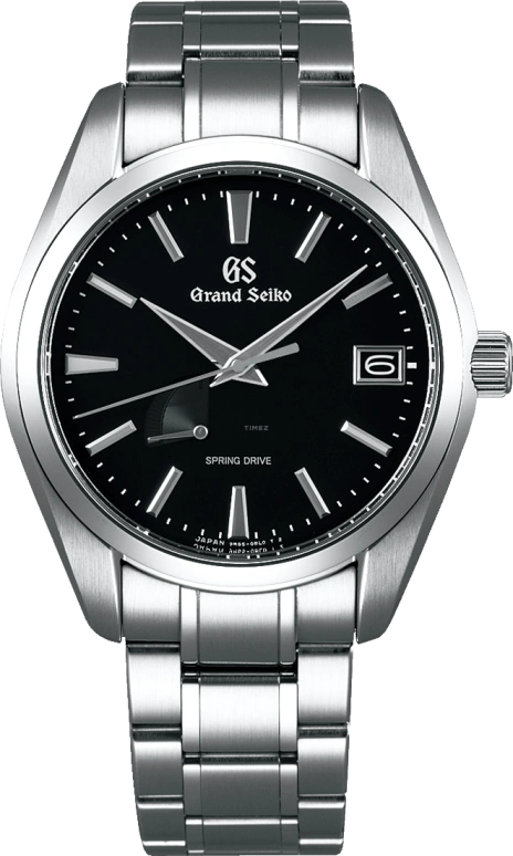 Grand Seiko,Spring Drive 41mm,41mm,Stainless Steel,Black,Spring Drive,Day,Power Reserve Indicator,Anti-magnetic,SBGA203G