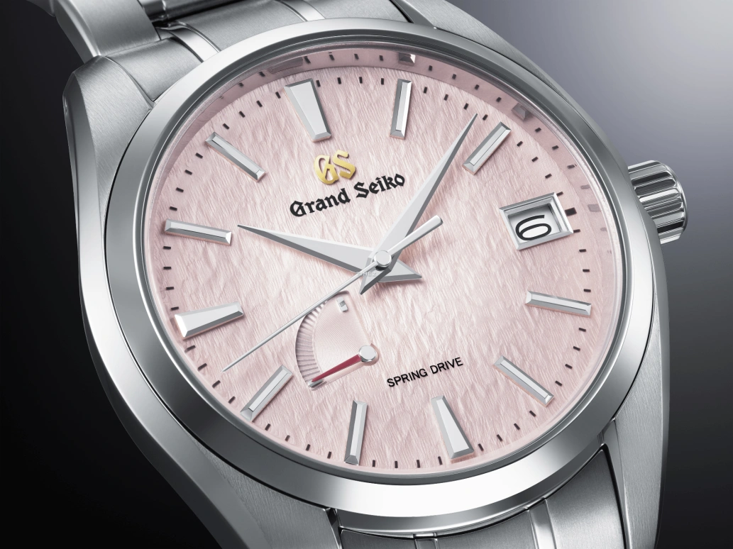 Grand Seiko,Heritage 41x49mm,41x49mm,Titanium,Pink,Spring Drive,Day,Power Reserve Indicator,SBGA497G