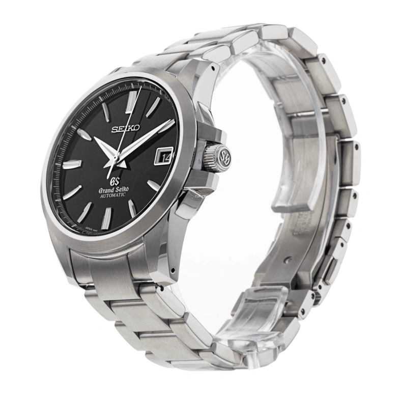Grand Seiko,Grand Seiko 39.40mm,39.40mm,Stainless Steel,Black,Automatic,Day,In-house Caliber,SBGR057J