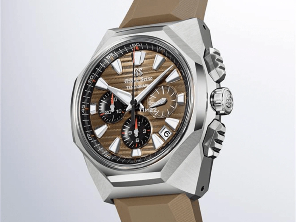 Grand Seiko,Sport 43mm,43mm,Titanium,Brown,Automatic,Chronograph,Day,Anti-magnetic,SLGC009G