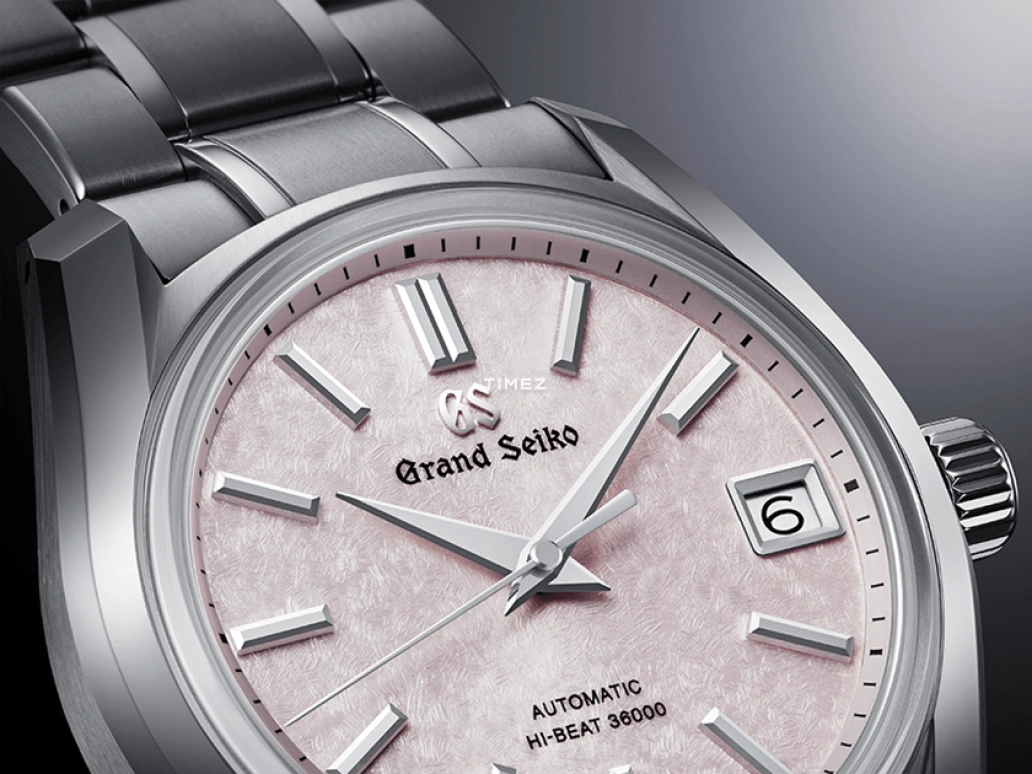 Grand Seiko,Heritage 38mm,38mm,Titanium,Pink,Automatic,Day,Sapphire,Crystal Glass,SBGH341G