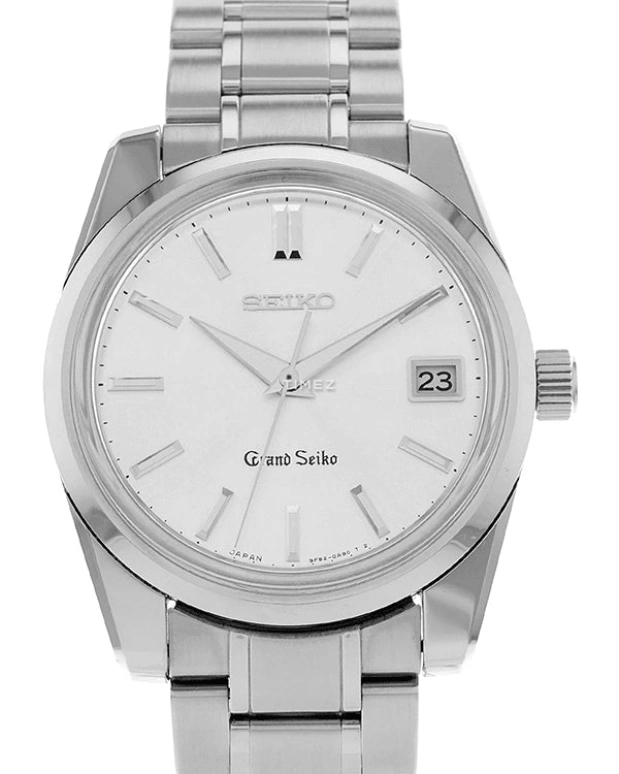 Grand Seiko,Grand Seiko 37.20mm,37.20mm,Stainless Steel,Silver,Quartz,Day,In-house Caliber,SBGV009