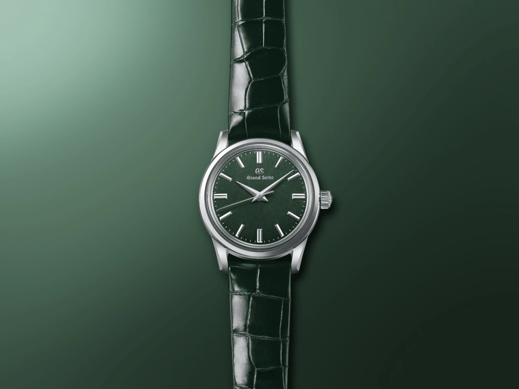 Grand Seiko,Elegance 37.30mm,37.30mm,Stainless Steel,Green,Handwound,72hours,Sapphire,Crystal Glass,SBGW285G