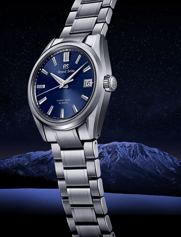 Grand Seiko,Evolution 9 40mm,40mm,Titanium Gold,Blue,Automatic,80hours,In-house Caliber,SLGH019
