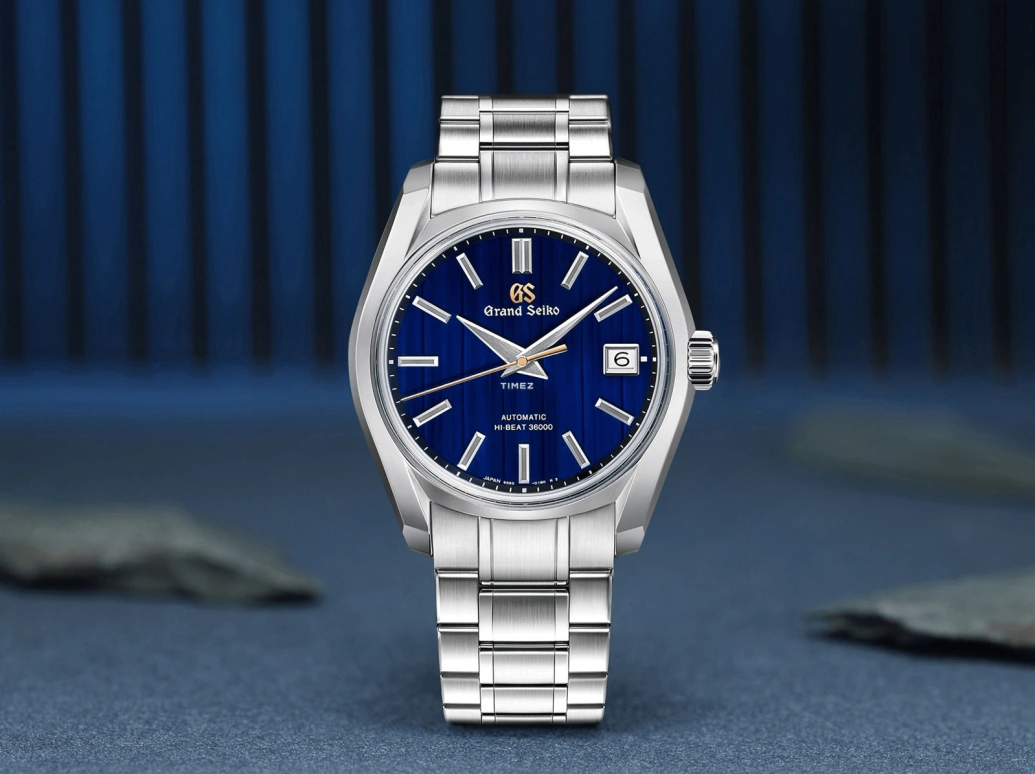 Grand Seiko,Heritage 40mm,40mm,Stainless Steel,Blue,Automatic,Day,55hours,SBGH307G