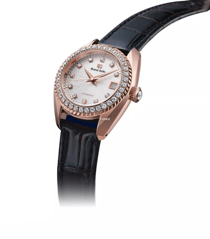 Grand Seiko,Heritage 28.70mm,28.70mm,Rose Gold,Silver,Automatic,Day,In-house Caliber,STGK002J