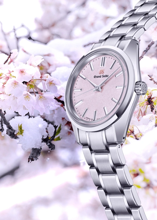 Grand Seiko,Heritage 36.50mm,36.50mm,Stainless Steel,Pink,Handwound,72hours,Sapphire,Crystal Glass,SBGW289