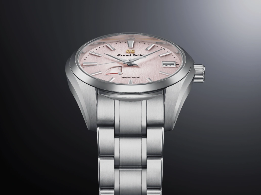 Grand Seiko,Heritage 41x49mm,41x49mm,Titanium,Pink,Spring Drive,Day,Power Reserve Indicator,SBGA497G