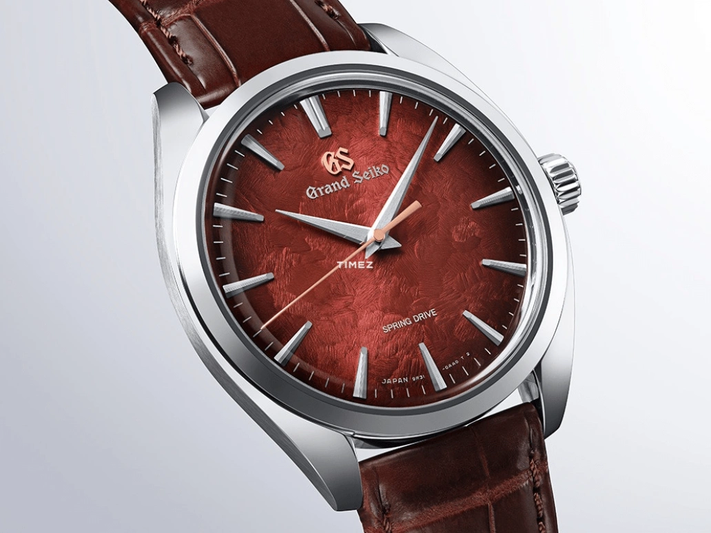 Grand Seiko,Elegance 38.50mm,38.50mm,Stainless Steel,Red,Spring Drive,Handwound,In-house Caliber,Sapphire,Crystal Glass,SBGY035G