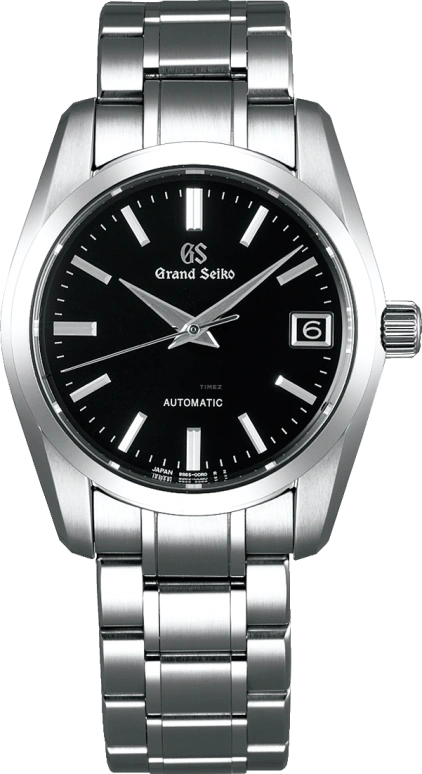 Grand Seiko,Mechanical 37mm,37mm,Stainless Steel,Black,Automatic,Day,72hours,SBGR253G