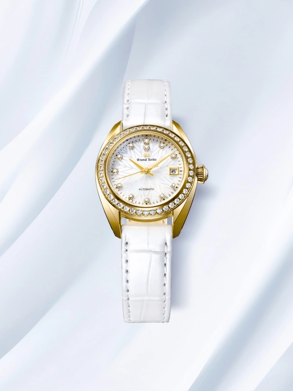 Grand Seiko,Elegance 28.70mm,28.70mm,Yellow Gold,Silver White,Automatic,Day,In-house Caliber,STGK004J