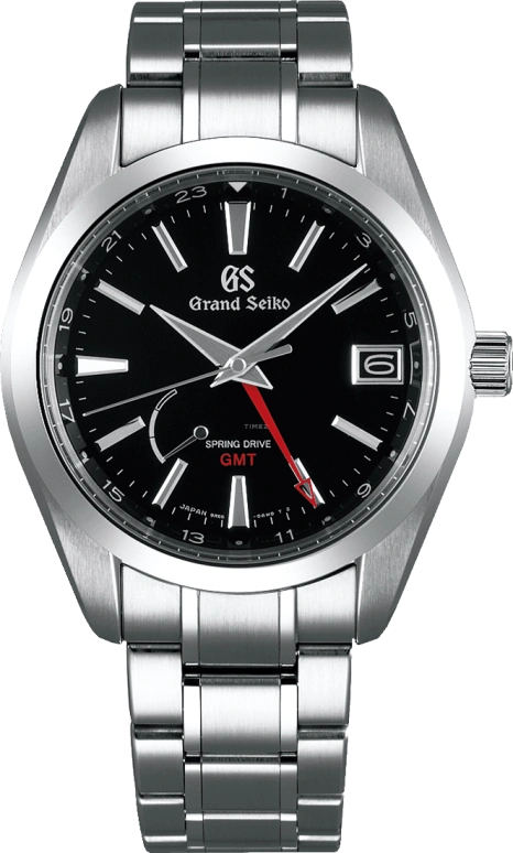 Grand Seiko,Spring Drive 41mm,41mm,Stainless Steel,Black,Spring Drive,Day,Power Reserve Indicator,Dule Time,Anti-magnetic,72hours,In-house Caliber,SBGE211G