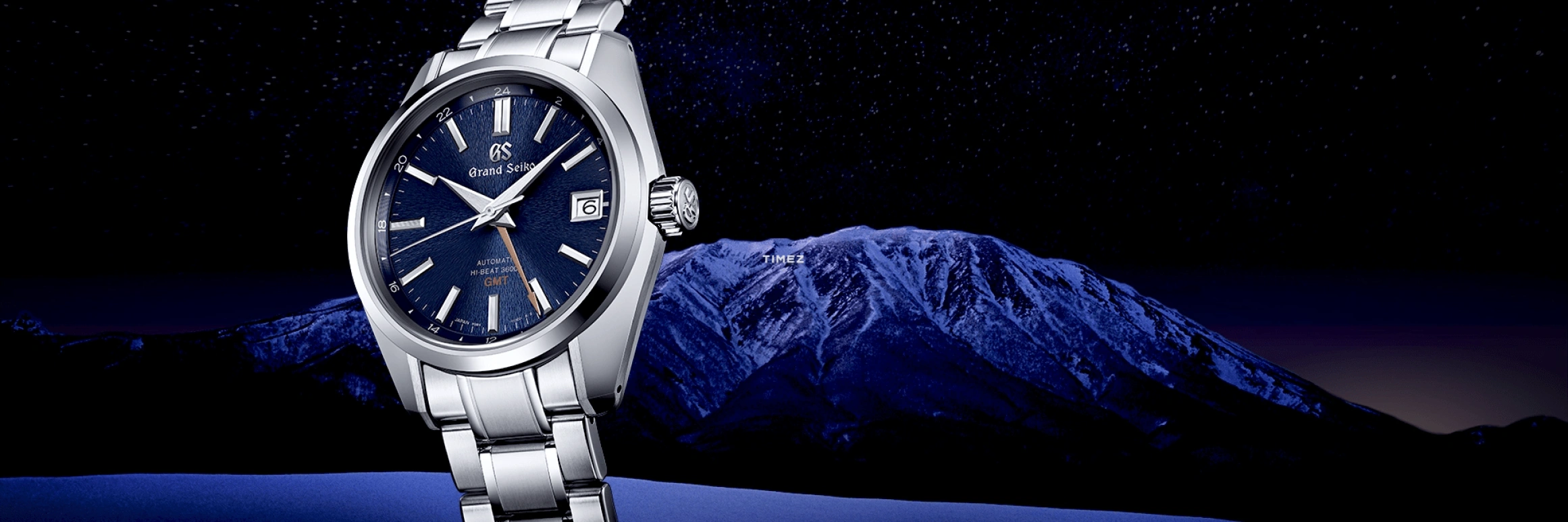 Grand Seiko,Heritage 40mm,40mm,Stainless Steel,Dark Blue,Automatic,Handwound,Day,Dule Time,SBGJ267G
