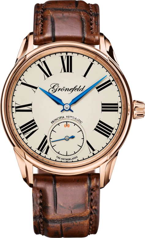 Grönefeld 1941 Principia 1941 Principia Automatic Cream Lacquer Dial RG