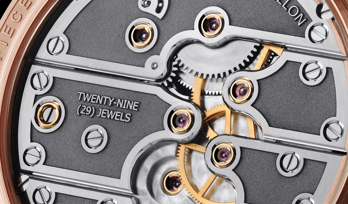 Grönefeld,Parallax Tourbillon 43mm,43mm,Red Gold,Silver,White,Handwound,Power Reserve Indicator,Tourbillon,Function Selector,Parallax tourbillon RG