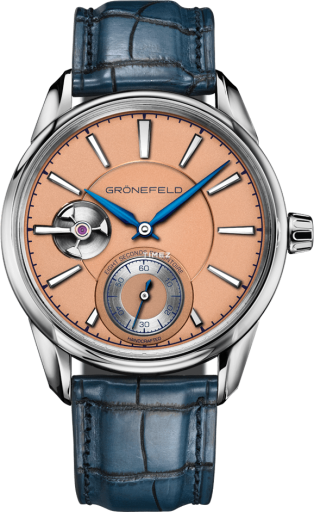 Grönefeld 1941 Remontoire 1941 Remontoire Constant Force Salmon Dial WG