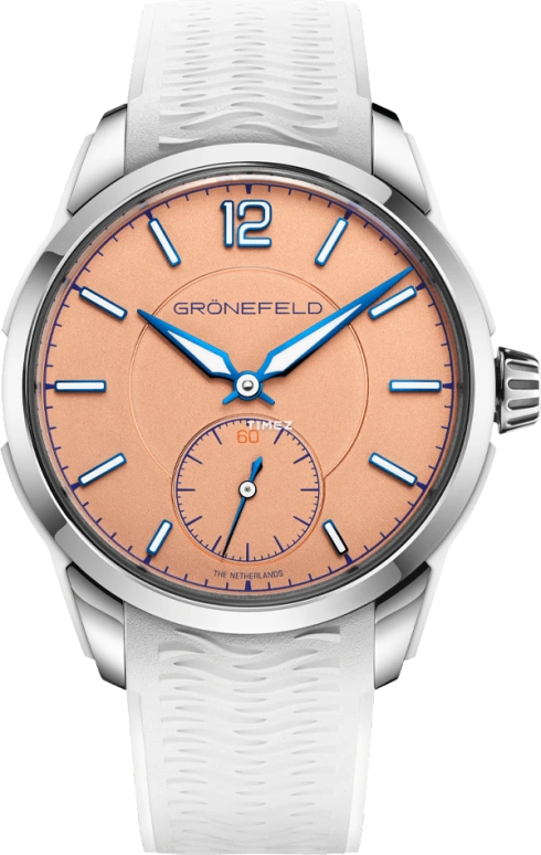 Grönefeld 1969 Deltaworks 1969 Deltaworks White Salmon Dial With Rubber Clad Inserts