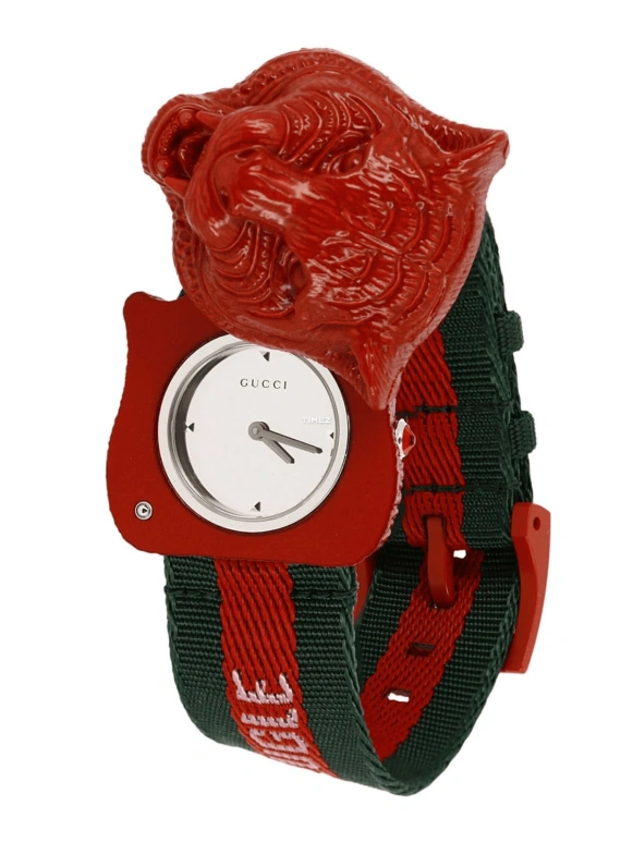 GUCCI,Le Marché des Merveilles 32mm,32mm,Resin,White,Quartz,Hardlex,Square,YA146409