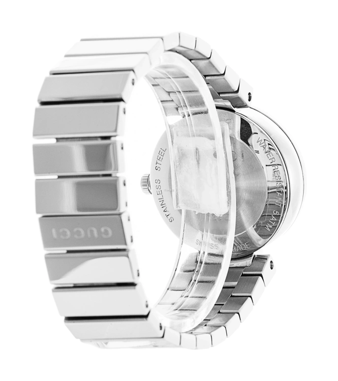 GUCCI,Interlocking 37mm,37mm,Stainless Steel,Black,Quartz,Sapphire,Crystal Glass,Round,YA133307