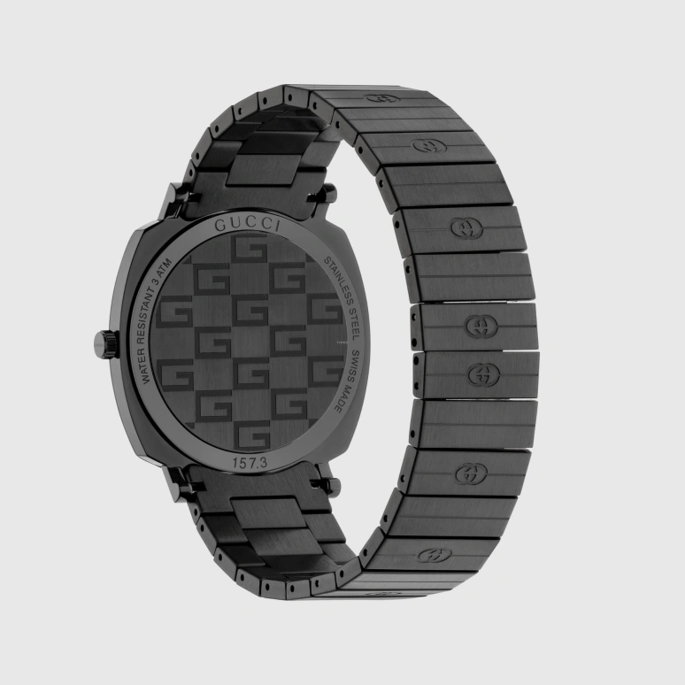 GUCCI,Grip 38mm,38mm,Stainless Steel,Closed,632061 I8600 1000