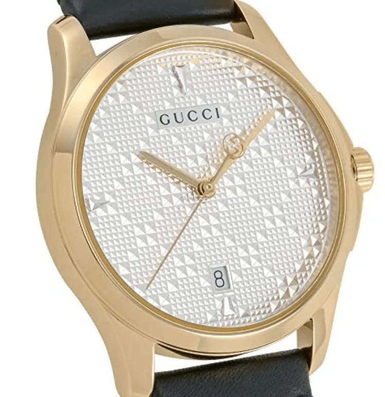 GUCCI,G-Timeless 38mm,38mm,Stainless Steel,Cream,Quartz,Day,Hardlex,YA1264027