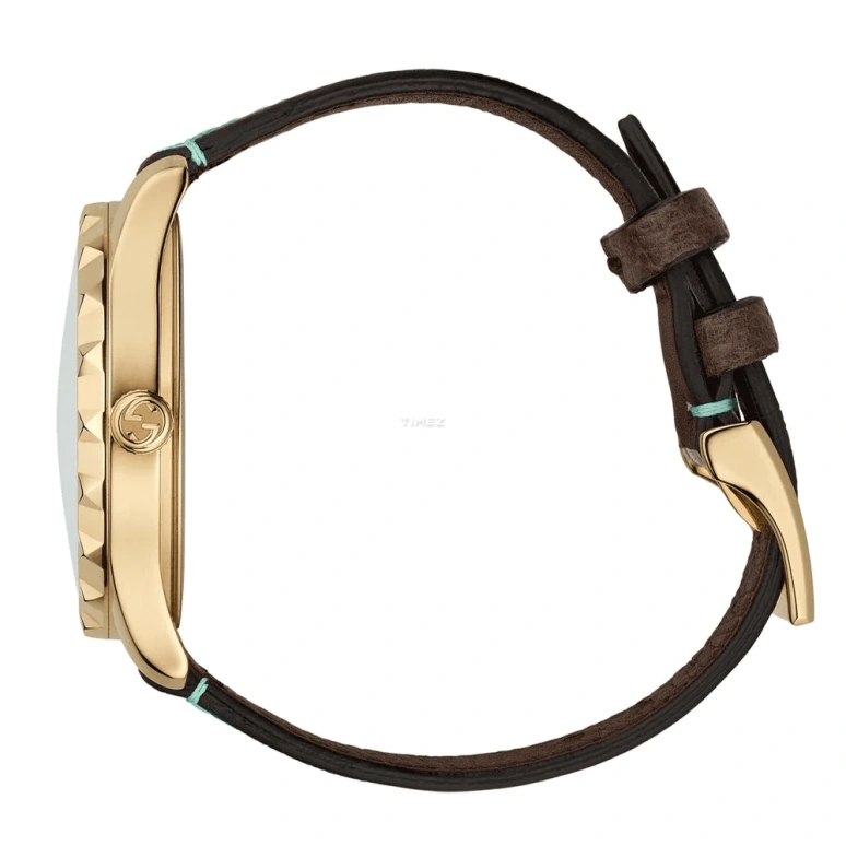 GUCCI,G-Timeless 38mm,38mm,Stainless Steel,Blue,Pink,Quartz,Sapphire,Crystal Glass,Round,YA1264085