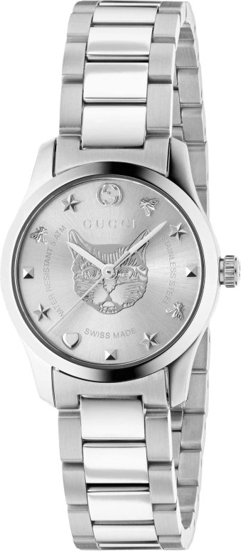 GUCCI,Gucci 27mm,27mm,Stainless Steel,Silver,Quartz,530242,530242-I1600-1402