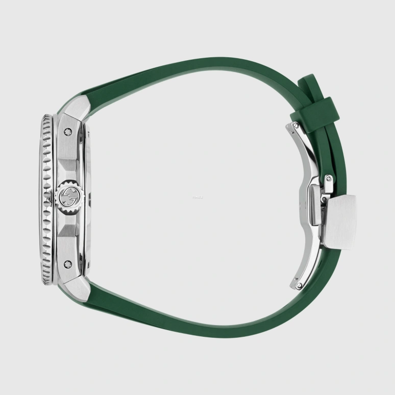 GUCCI,Gucci Dive 40mm,40mm,Stainless Steel,Green,Automatic,Sapphire,Crystal Glass,Round,796775 IEVA0 8512