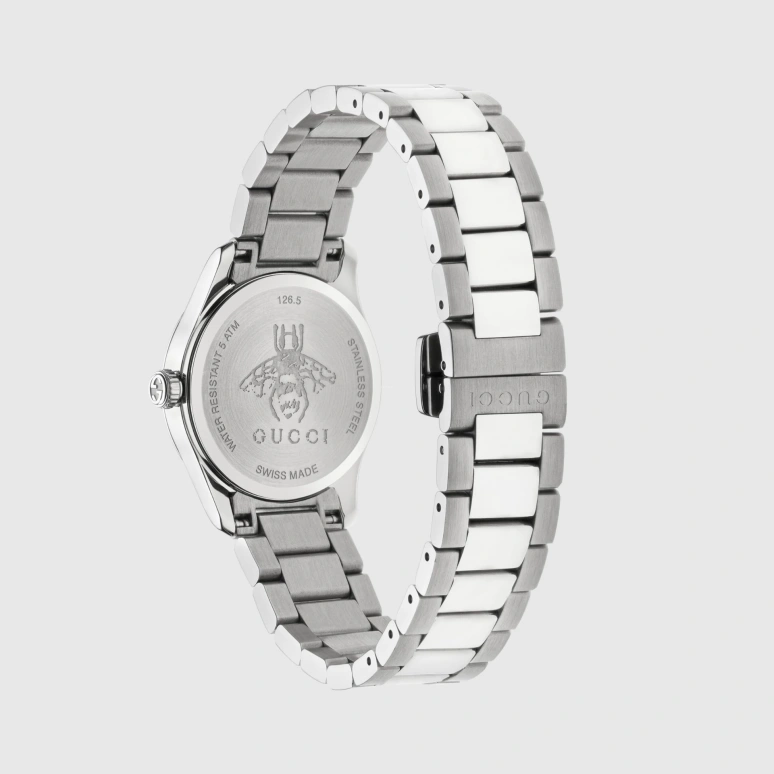 GUCCI,G-Timeless 27mm,27mm,Stainless Steel,Black,Quartz,26280hours,Sapphire,652712 I16F0 8489