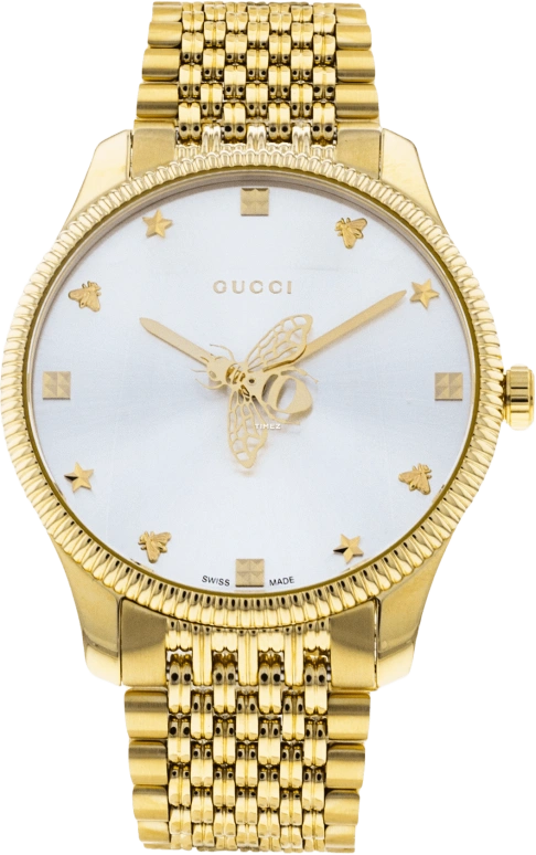 GUCCI,G-Timeless ,Stainless Steel,Silver,Sapphire,Crystal Glass,YA1264155