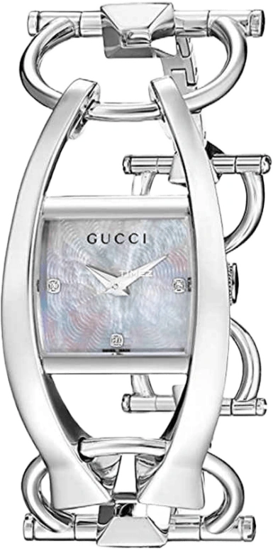 GUCCI,Chiodo 21mm,21mm,Stainless Steel,White,Quartz,Sapphire,Square,YA123502