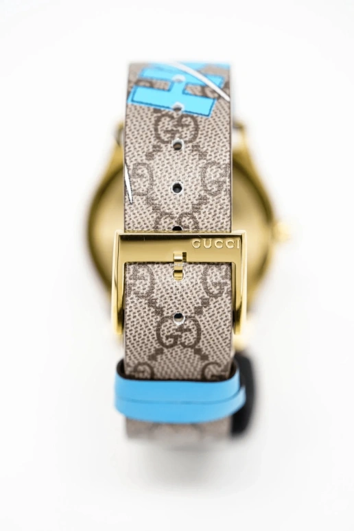 GUCCI,G-Timeless 38mm,38mm,Stainless Steel,White,Yellow,Multi-Color,Quartz,In-house Caliber,Sapphire,YA1264167
