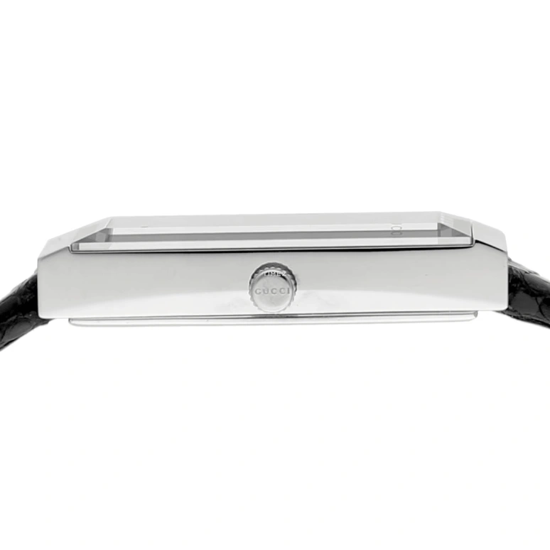GUCCI,Gucci 34mm,34mm,Stainless Steel,Silver,Grey,Quartz,Sapphire,Rectangular,YA127514