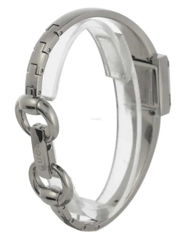 GUCCI,Gucci 14x14mm,14x14mm,Stainless Steel,Black,Quartz,Sapphire,Crystal Glass,Square,YA128512