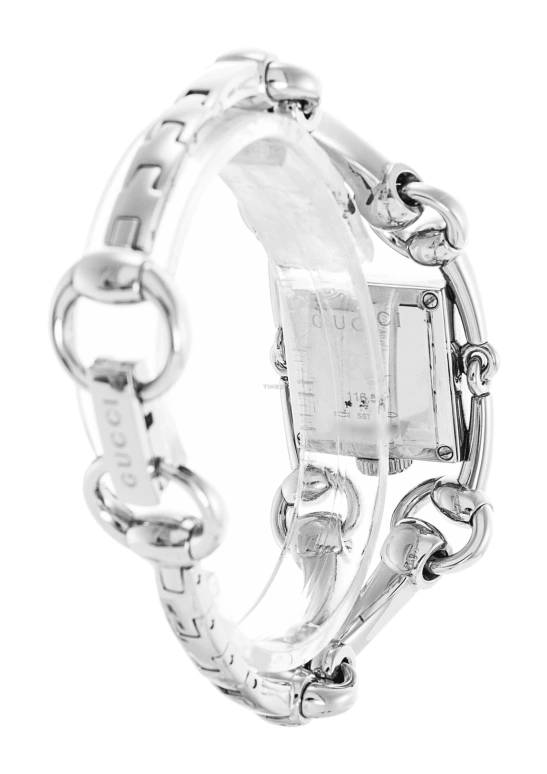 GUCCI,Gucci 25mm,25mm,Stainless Steel,White,Quartz,Sapphire,Square,YA116505
