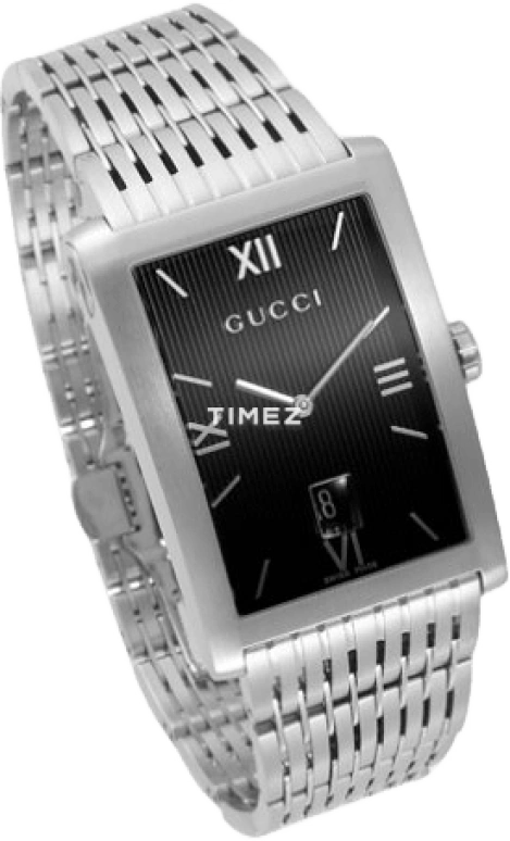 GUCCI,Gucci 40mm,40mm,Stainless Steel,Black,Quartz,Day,Rectangular,YA086314